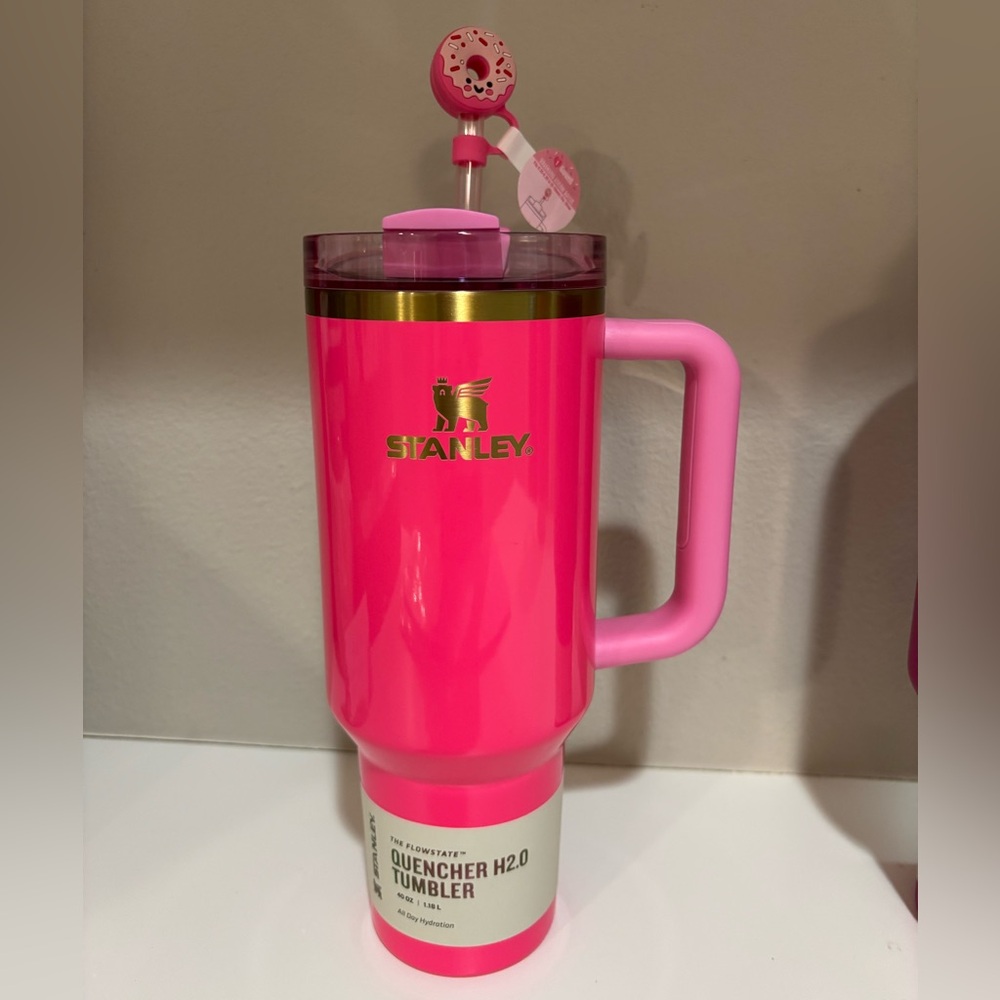 NIB Stanley Quencher 40oz Tumbler Pink Parade